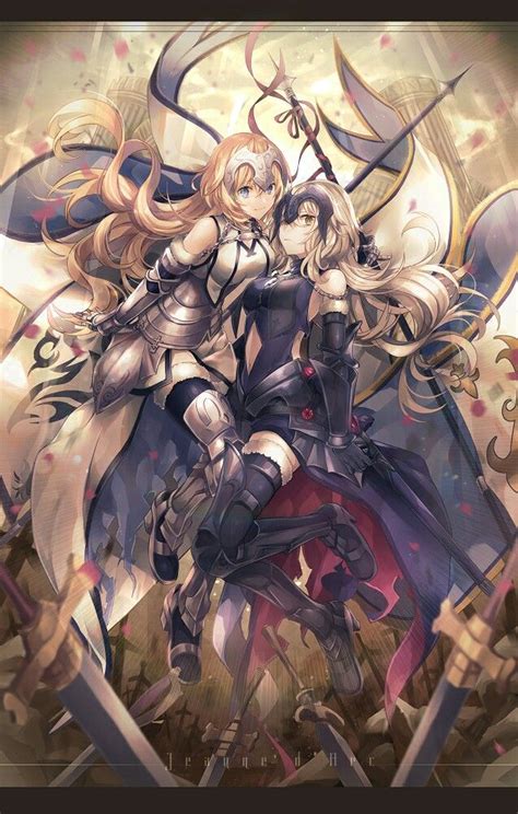 Ruler And Avenger Alter Jeanne Darc Anime Fate Anime Series Fate