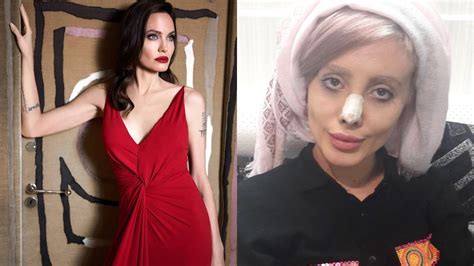 Remember Angelina Jolies Zombie Lookalike Sahar Tabar Instagram