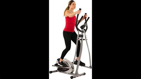 Sunny Health And Fitness Sf E905 Elliptical Machine Cross Trainer With 12