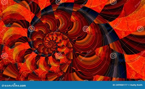 Complex Curves Curling To Infinity Stock Illustration Illustration Of