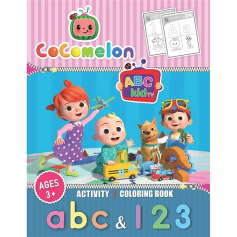 Cocomelon Activity Book Cocomelon Coloring Book Practice For Kids