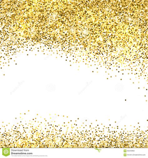 Gold Glitter Background Stock Vector Illustration Of Banner 65243962