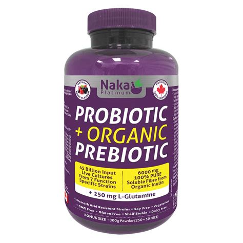 Naka Bonus Size Platinum Probiotic Organic Prebiotic 300g Powder