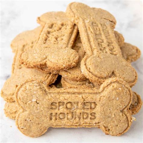 Peanut Butter Dog Biscuits Recipe Spoiled Hounds