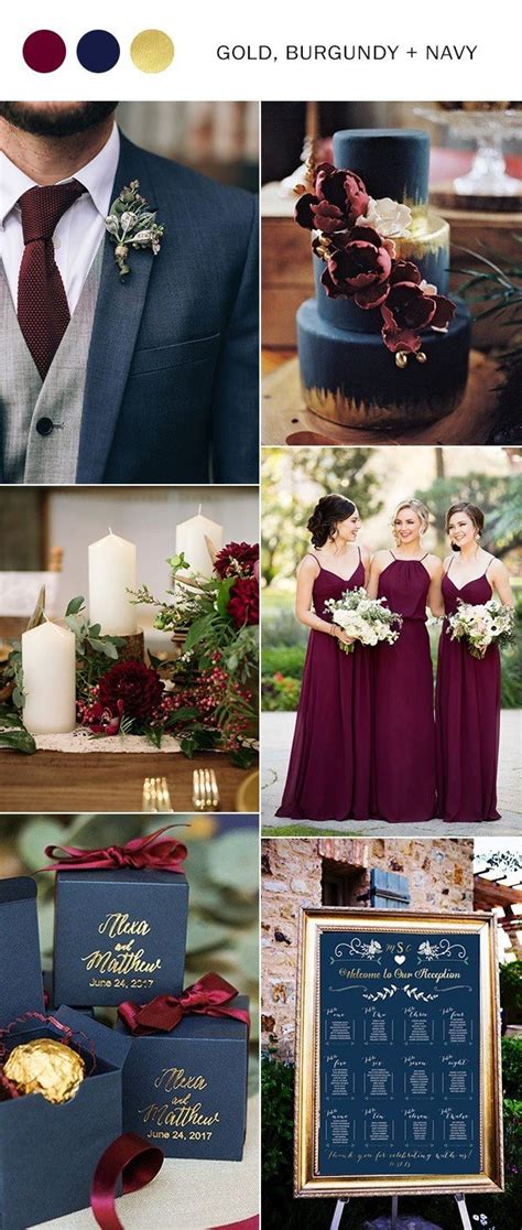 Even though it was spring i decided to use different shades of burgundy and pink. Top 10 Wedding Color Ideas for 2018 Trends - Oh Best Day Ever