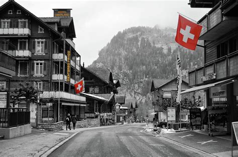 Swiss Flags Hotel Oberland Lauterbrunnen Switzerland