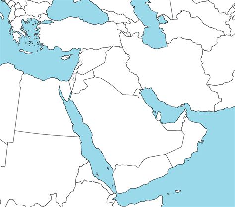 Image Middle East Blank Mappng Thefutureofeuropes Wiki Fandom