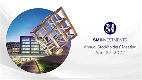 2022 Sm Investments Annual Stockholders Meeting Youtube
