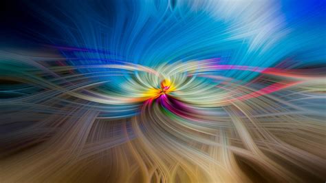 Wallpaper Sunlight Colorful Digital Art Abstract Reflection Wavy