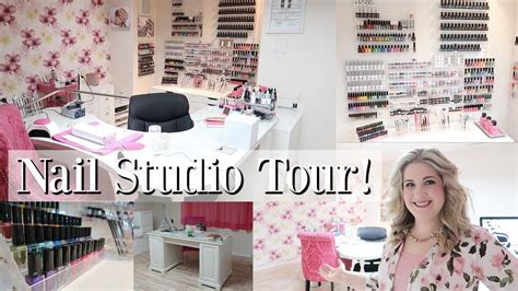 My Nail Studio Tour Home Based Nail Business Youtube