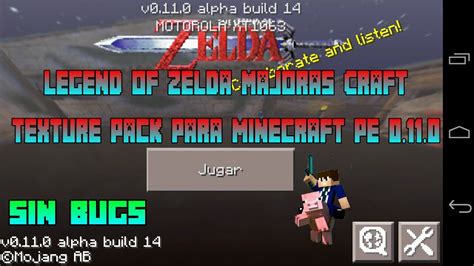 Legend Of Zelda Texture Pack Para Mcpe 0110 Youtube