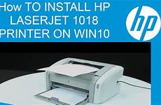 hp 1018 laserjet printer install windows