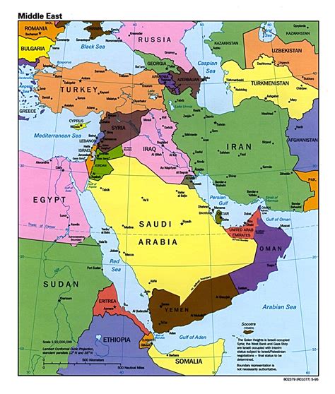 Map Of Middle East Countries Involved In The War Of Gog And Magog