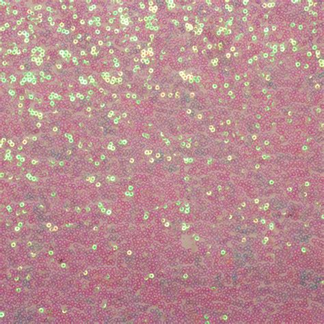 Cali Fabrics Sparkling Iridescent Pink Micro Sequin Fabric
