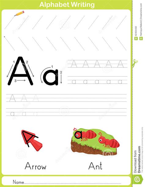 Alphabet A Z Tracing Worksheet Exercises For Kids A4 Paper Ready To