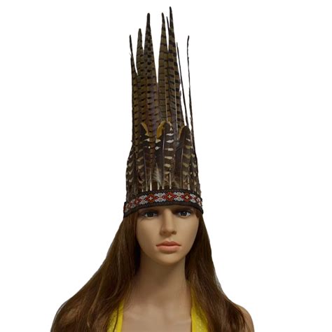 Buy Ethnic New Fashion Feather Headdress Tribe Chief