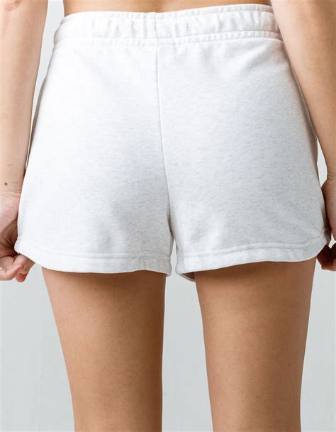 Nike Sportswear Essential Womens Sweat Shorts Light Gray Tillys