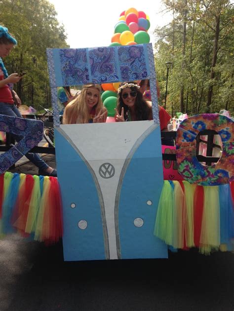 Homecoming Float Ideas 70's Themed GWU | Homecoming floats, Homecoming