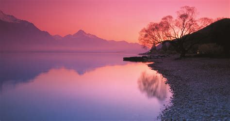 Lake Wakatipu Sunset Landscape David Kerr Photography