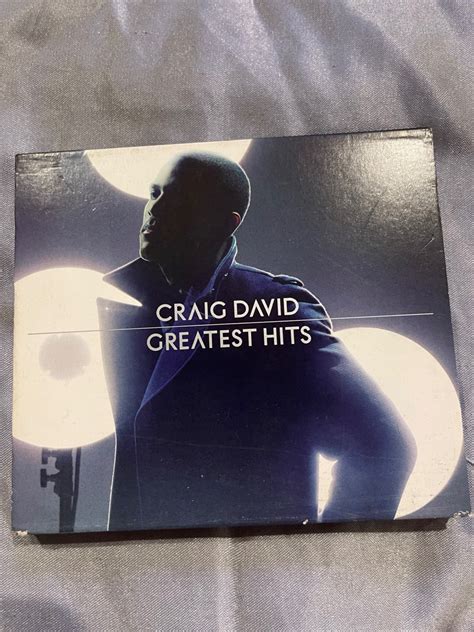 Craig David Greatest Hits Cd Dvd On Carousell
