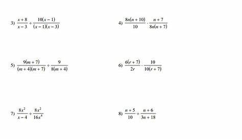 multiplying rational numbers worksheet