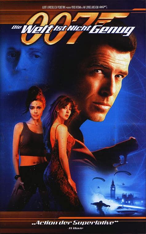 Großbritannien, usa bond wird zum schutz von kings tochter elektra abgestellt, die jedoch nicht bereit ist, dem mi6 noch einmal zu vertrauen. James Bond 007 - Die Welt ist nicht genug Film | XJUGGLER ...