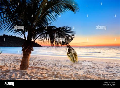 Tropical Beach Sunset Hi Res Stock Photography And Images Alamy