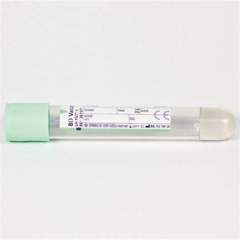 Vacutainer 8ml Light Green With Gel PST11 13 X 100mm