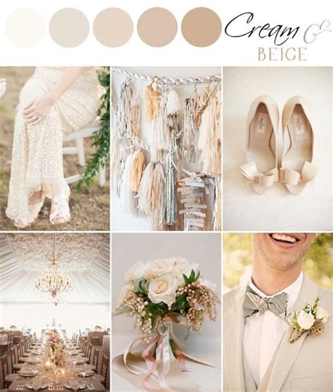 Color Palette Cream Beige The Bride S Cafe Blog Neutral Wedding Colors Beige Wedding