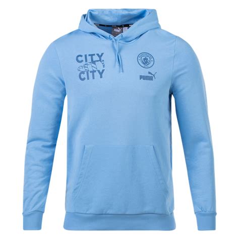 Puma Manchester City Core Hoodie 2324 Sky Blue Soccercom