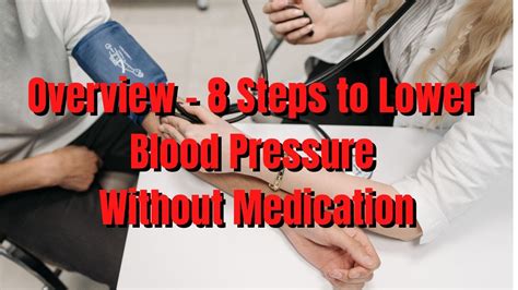 Overview Steps To Lower Blood Pressure Without Medication Youtube