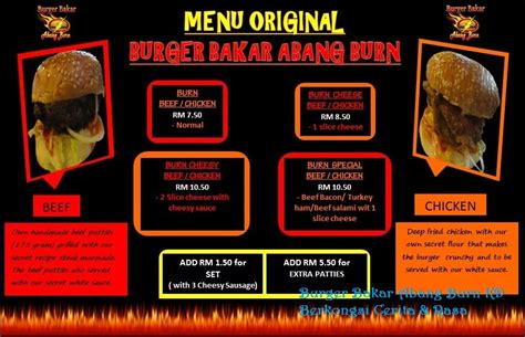 Subscribe for new videos every week: berkongsi cerita & rasa: Burger Bakar Abang Burn Jajahan ...