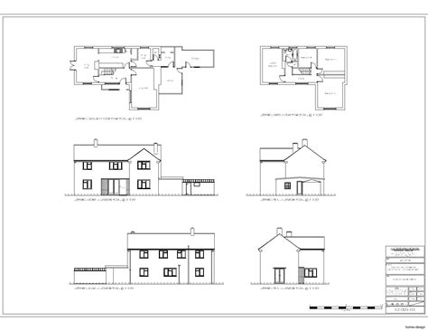 51 Simple House Plan And Elevation Drawings