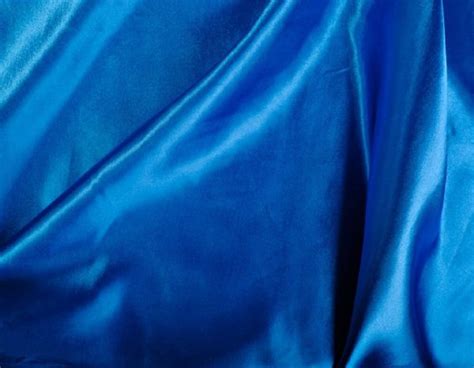 Royal Blue Ice Silk Fabric Clarence Linen