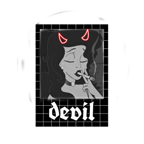 Devil Aesthetic Freetoedit Sticker By Minyoongibts