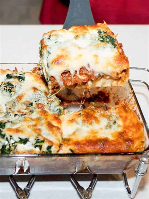 Spinach And Mushroom Lasagna Pudge Factor