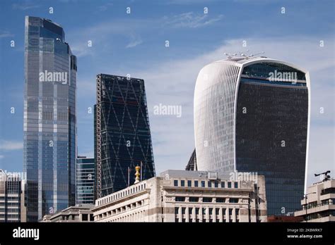 The Commercial Towers Of The City Of London Financial District