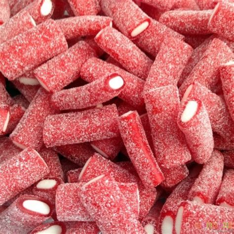 Bonbons Haribo Fraise Citrique Rouge Acidul Tube Cylindre