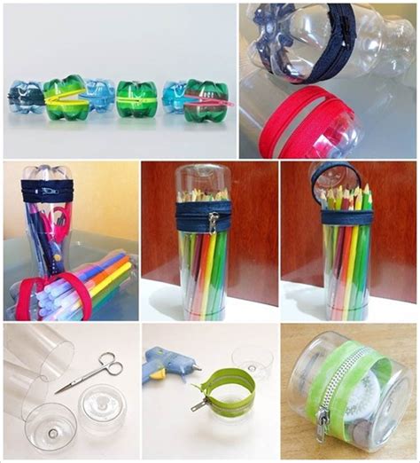 How To Diy Creative Zipper Container From Plastic Bottle