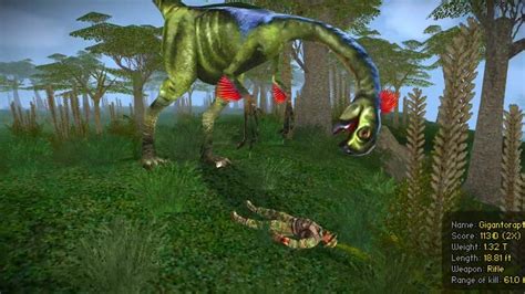 Carnivores Dinosaur Hunter Gigantoraptor Hunting Youtube