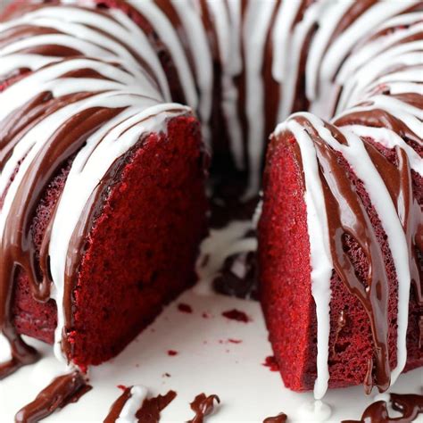 Who Wants A Slice Of This Red Velvet Bundt Cake Velvet Cake Recipes