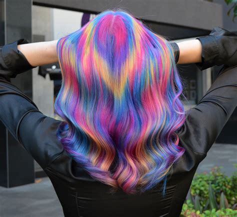 Pin En Rainbow Hair