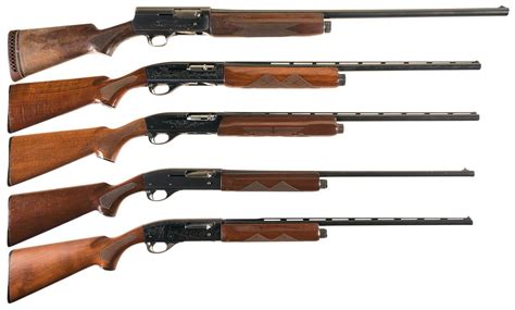 Five Remington Semi Automatic Shotguns Rock Island Auction