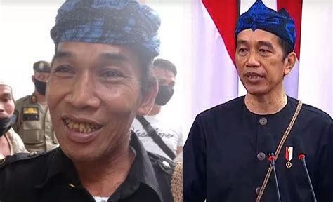 Jokowi Kenakan Pakaian Adat Baduy Di Sidang Tahunan Mpr Tetua