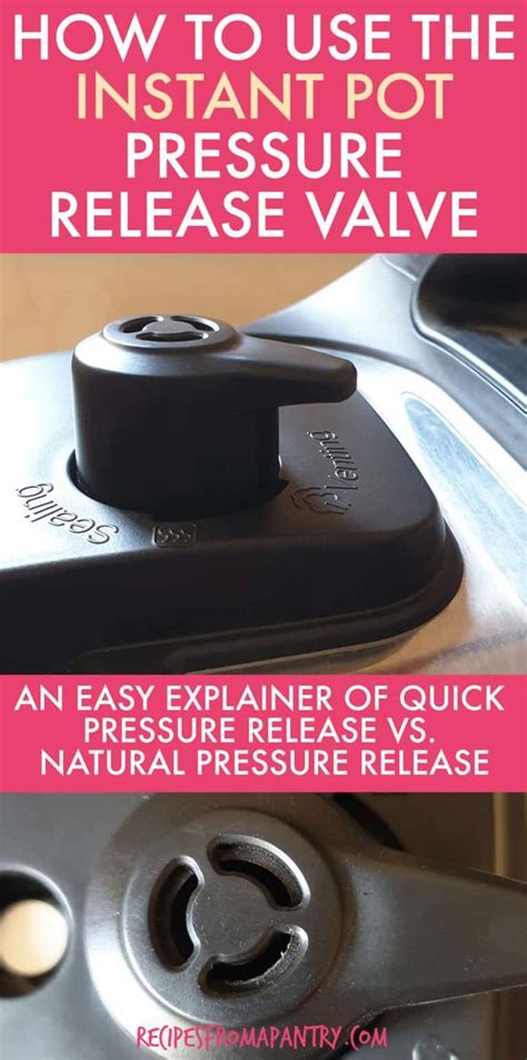instant pot tips quick pressure release qpr vs natural pressure release npr instant pot