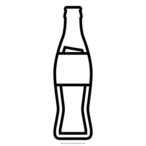 Soda Bottle Coloring Page Ultra Coloring Pages