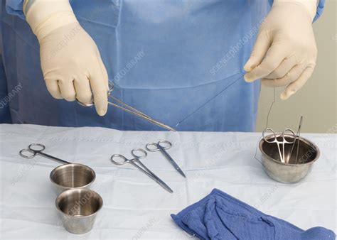 Surgical Suture Stock Image F0358386 Science Photo Library