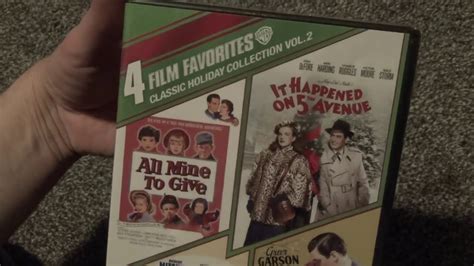 4 Film Favorites Classic Holiday Collection Vol 2 Dvd Unboxing All