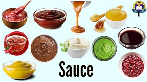 Sauce Name Basic Sauce Sauce Name List With Pictures Sauce Easy English Learning Process