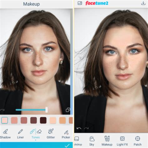 Selfie Digital Makeup Apps How To Add Makeup To Photos Facetune
